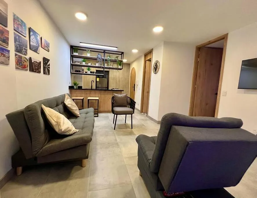 Elegante Apto Completo Cerca Al Metro Viajero Apartment Medellin 0*,